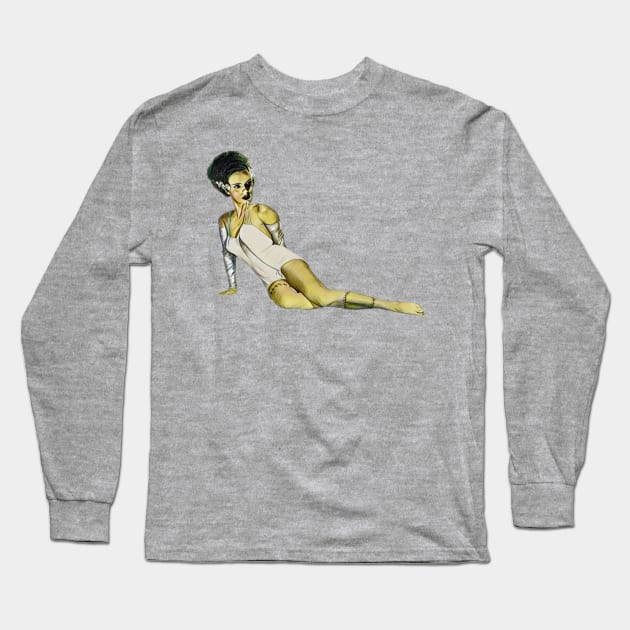 Bathing Bride Long Sleeve T-Shirt by Drive-In Mob